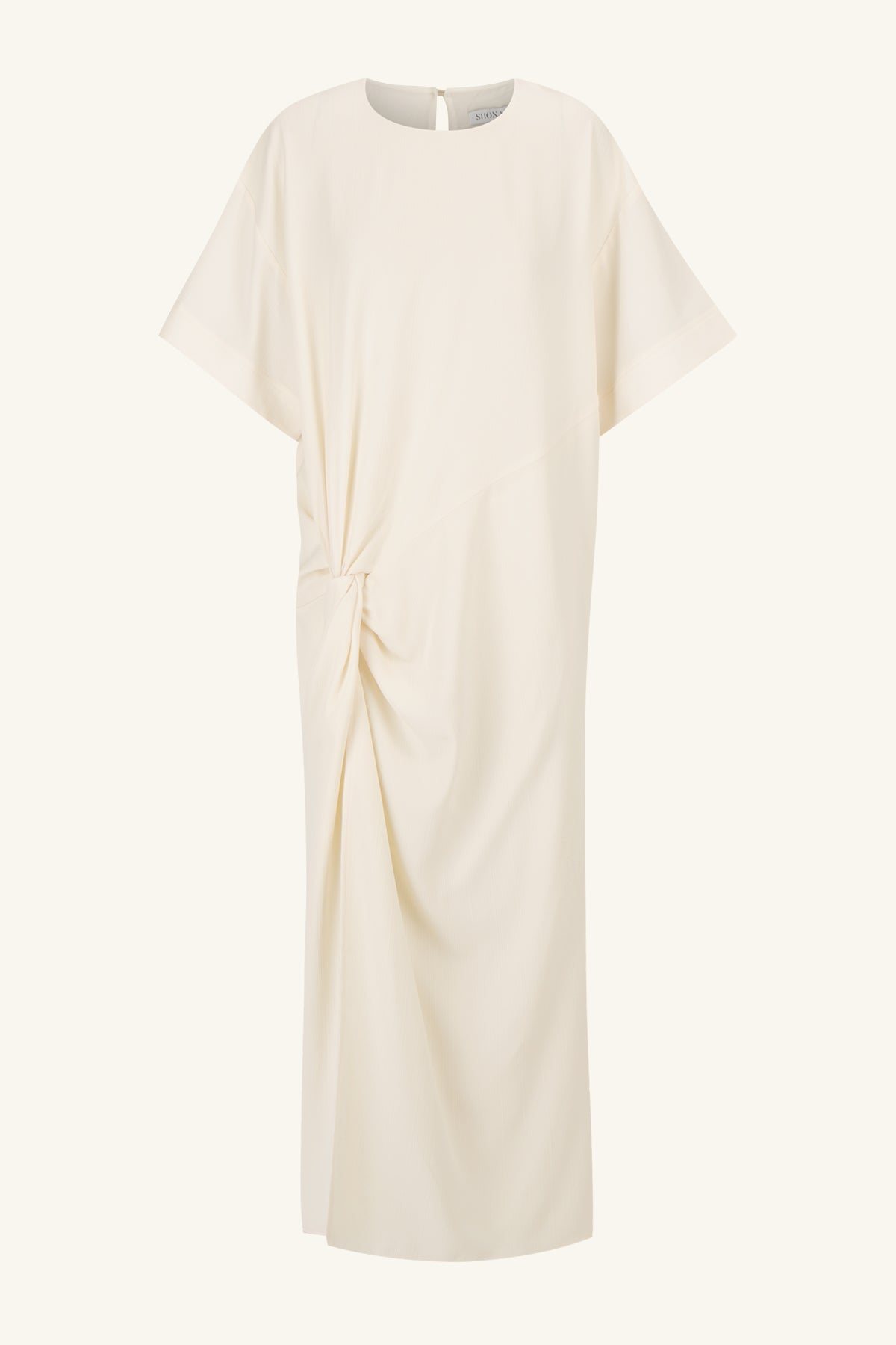 ILIAD T SHIRT MIDI DRESS - RICE