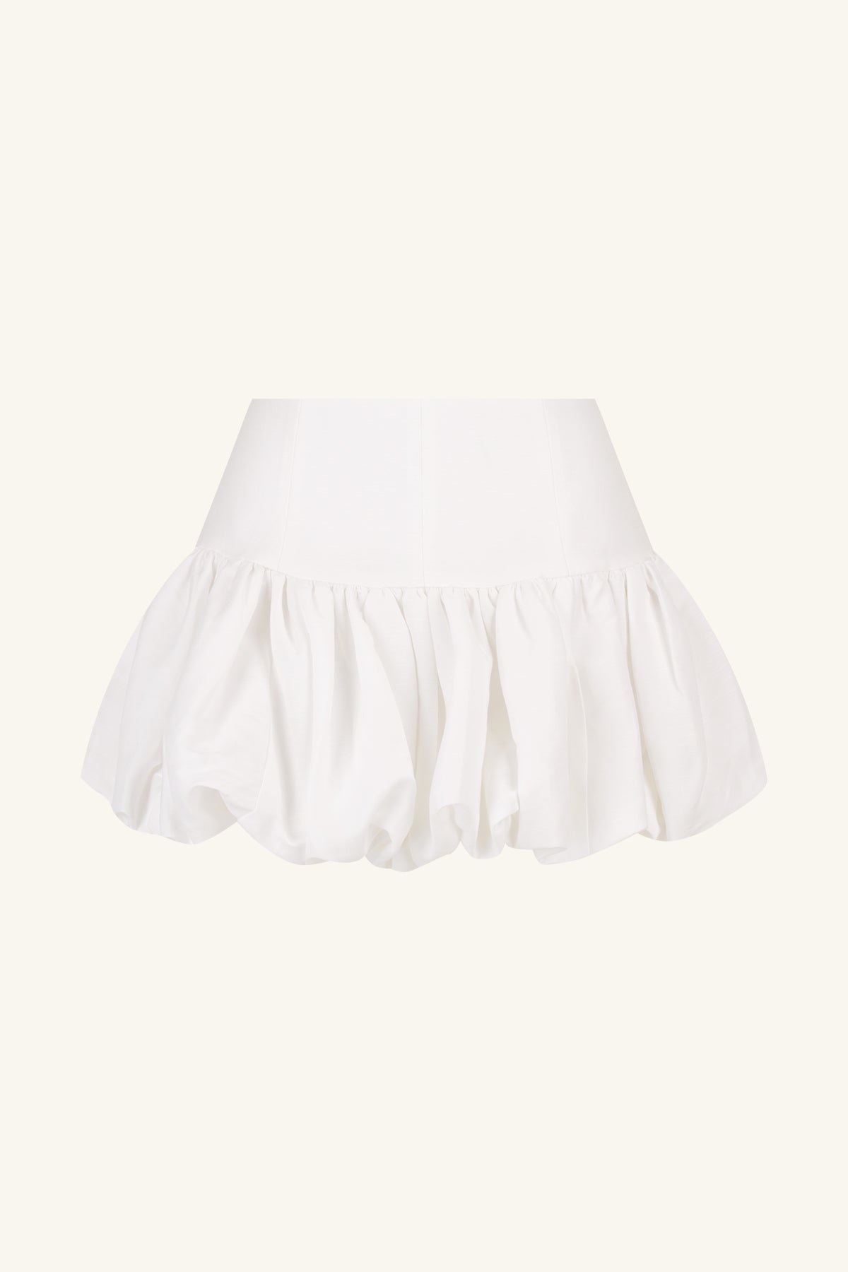 BLANC BUBBLE MINI SKIRT - IVORY